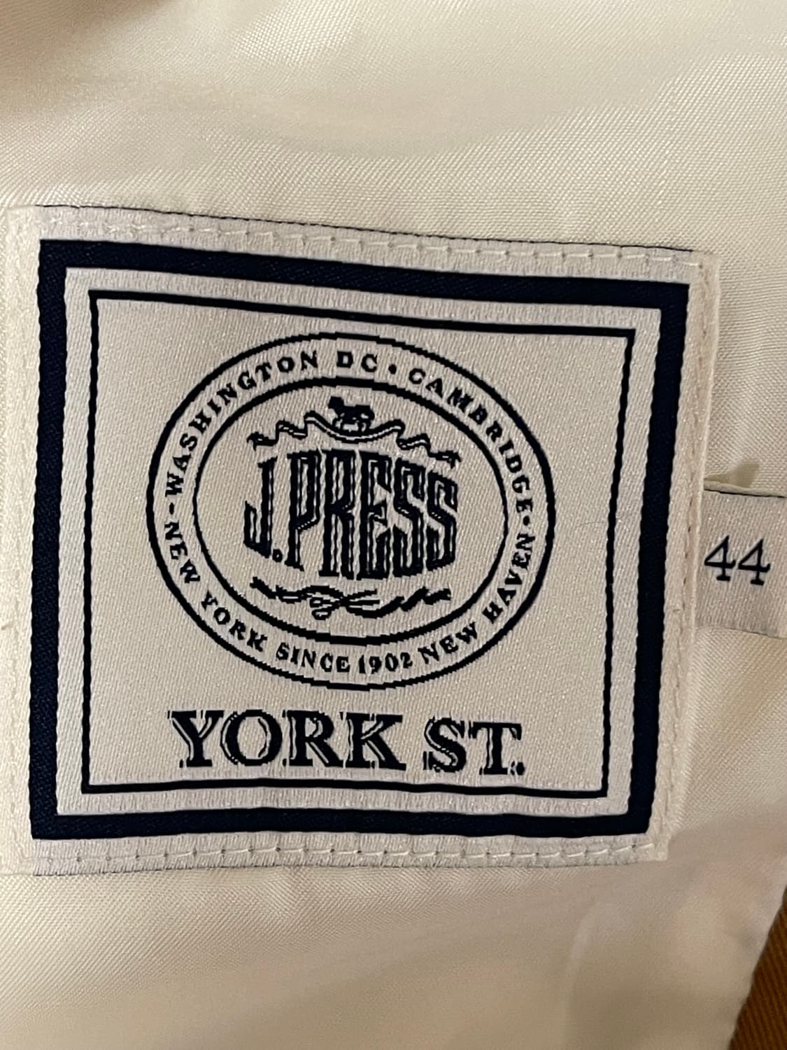제이 프레스2012FW York ST 헌팅/피싱자수 코튼 블레이저110 상품이미지9