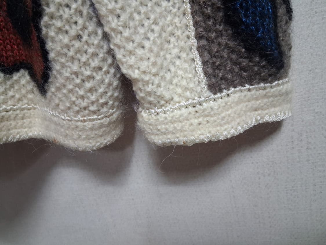 일본빈티지 Anpulr super 입체뜨게 크로셰 폼폼 뜨게울니트가디건  상품이미지7