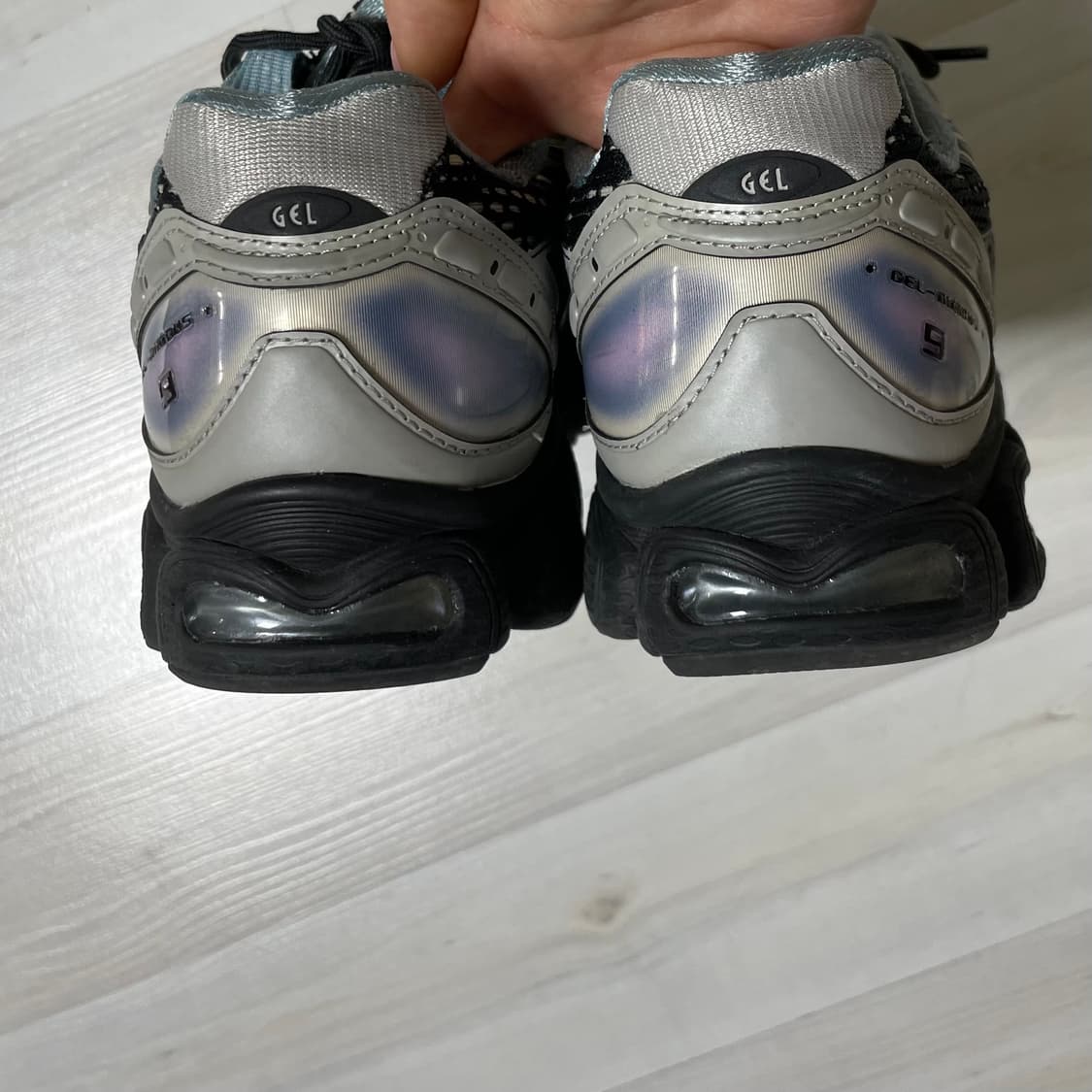 아식스 UB5-S 젤 님버스 9 블랙 건메탈 240 상품이미지3