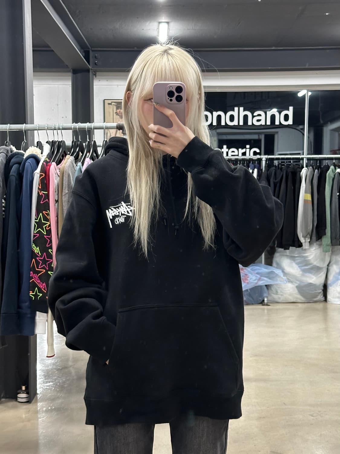 스투시 도쿄 후드 티 상품이미지1