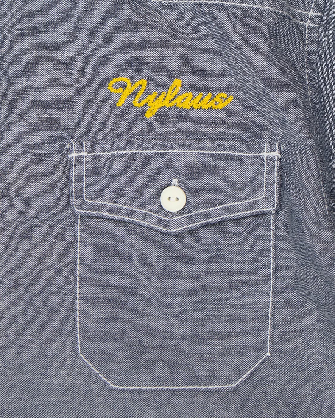 Nylaus Clothing 핸드 스티치 워크셔츠 상품이미지5