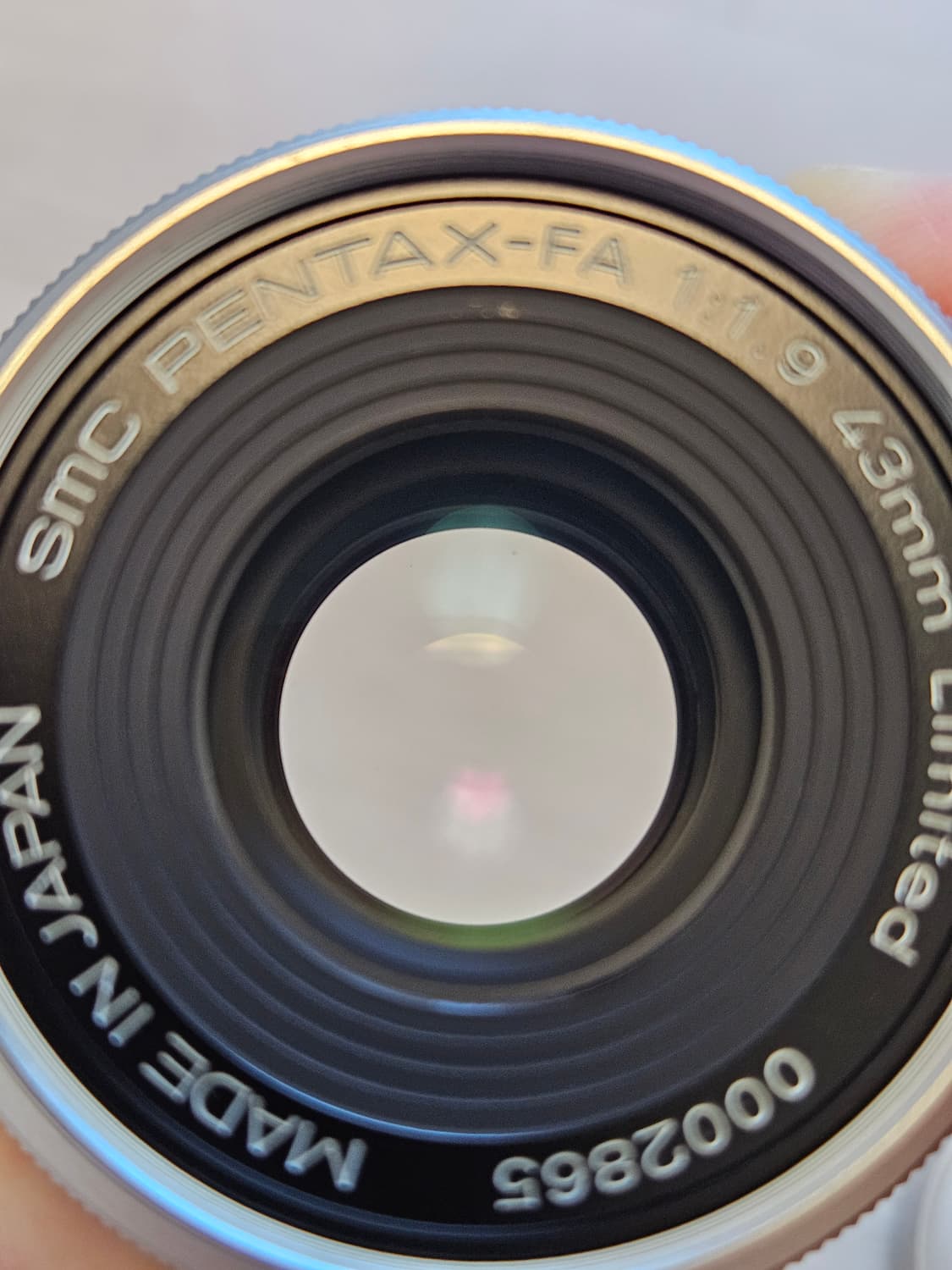 펜탁스 SMC FA 43mm F1.9 Limited 렌즈 상품이미지4