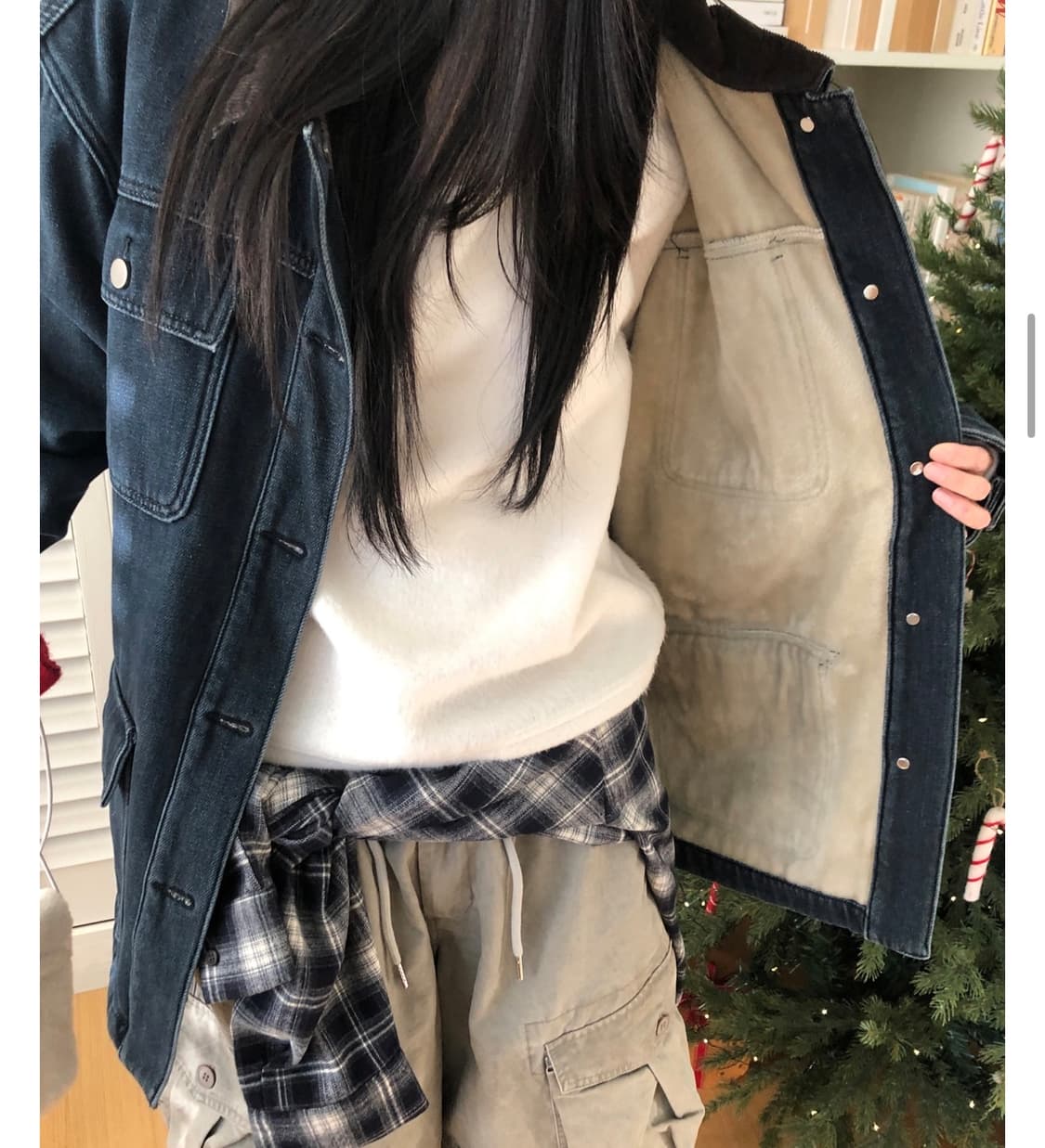 릿킴 워시드 자켓  상품이미지2