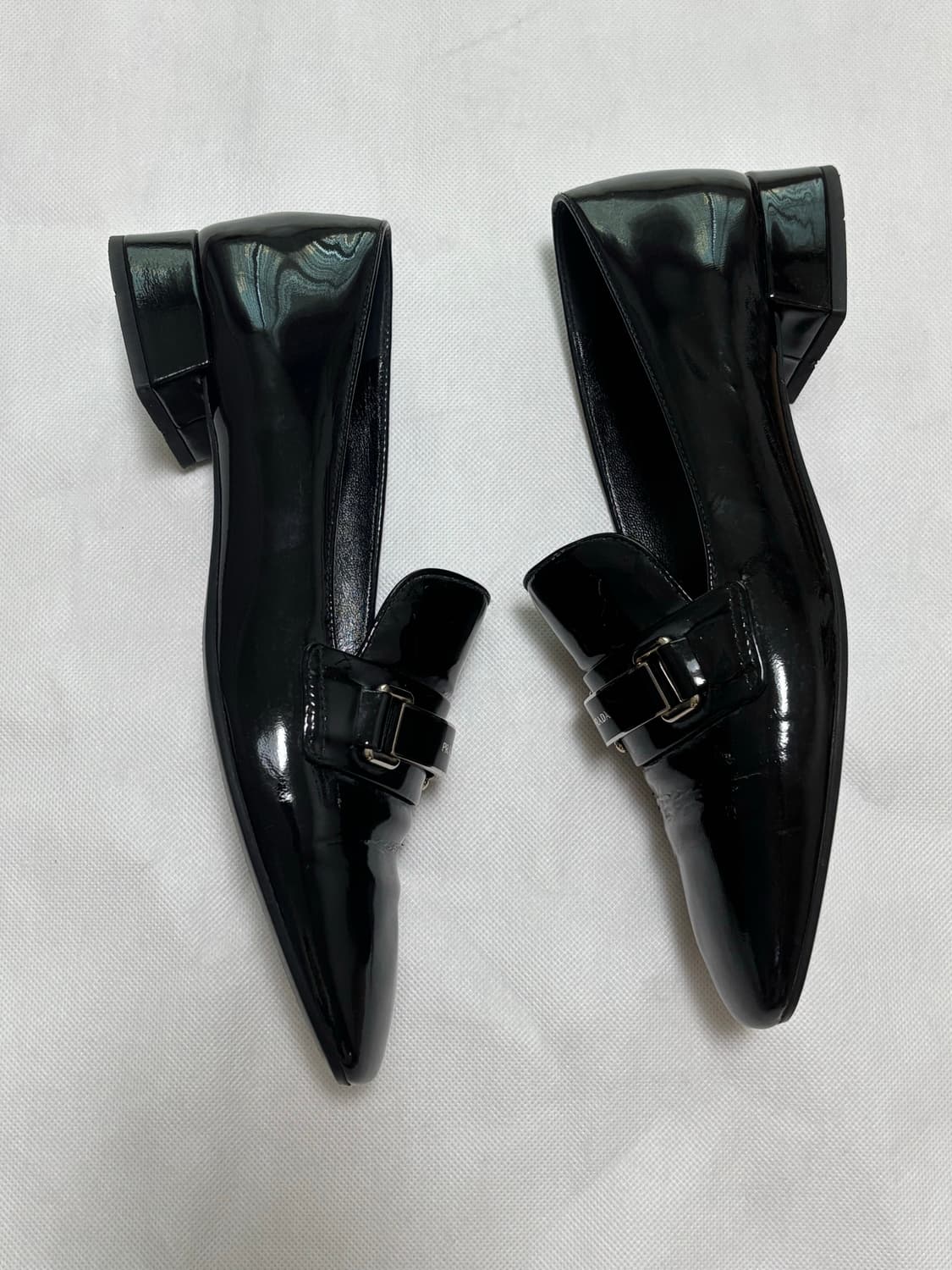 프라다 블랙 페이던트 로퍼 [230-5] 상품이미지3