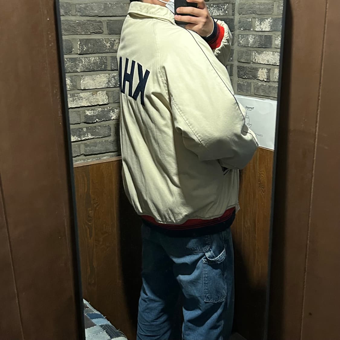 XXL) 빈티지 카키 스타디움 자켓 상품이미지10