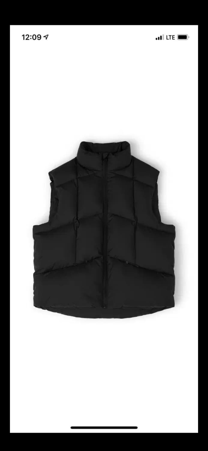 [S-M] 자라오리진스 워터프루프 패딩베스트 블랙 상품이미지1