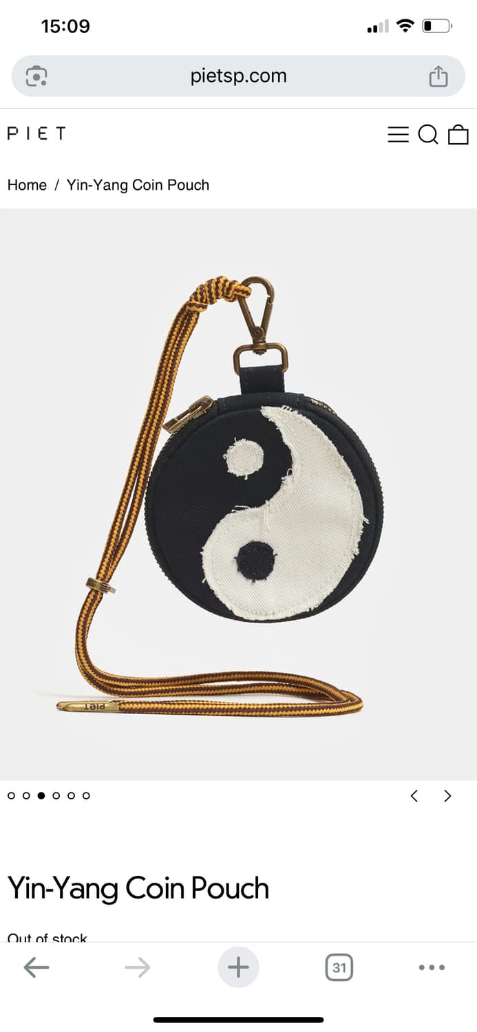 PIET  YIN-YANG COIN Pouch 상품이미지1