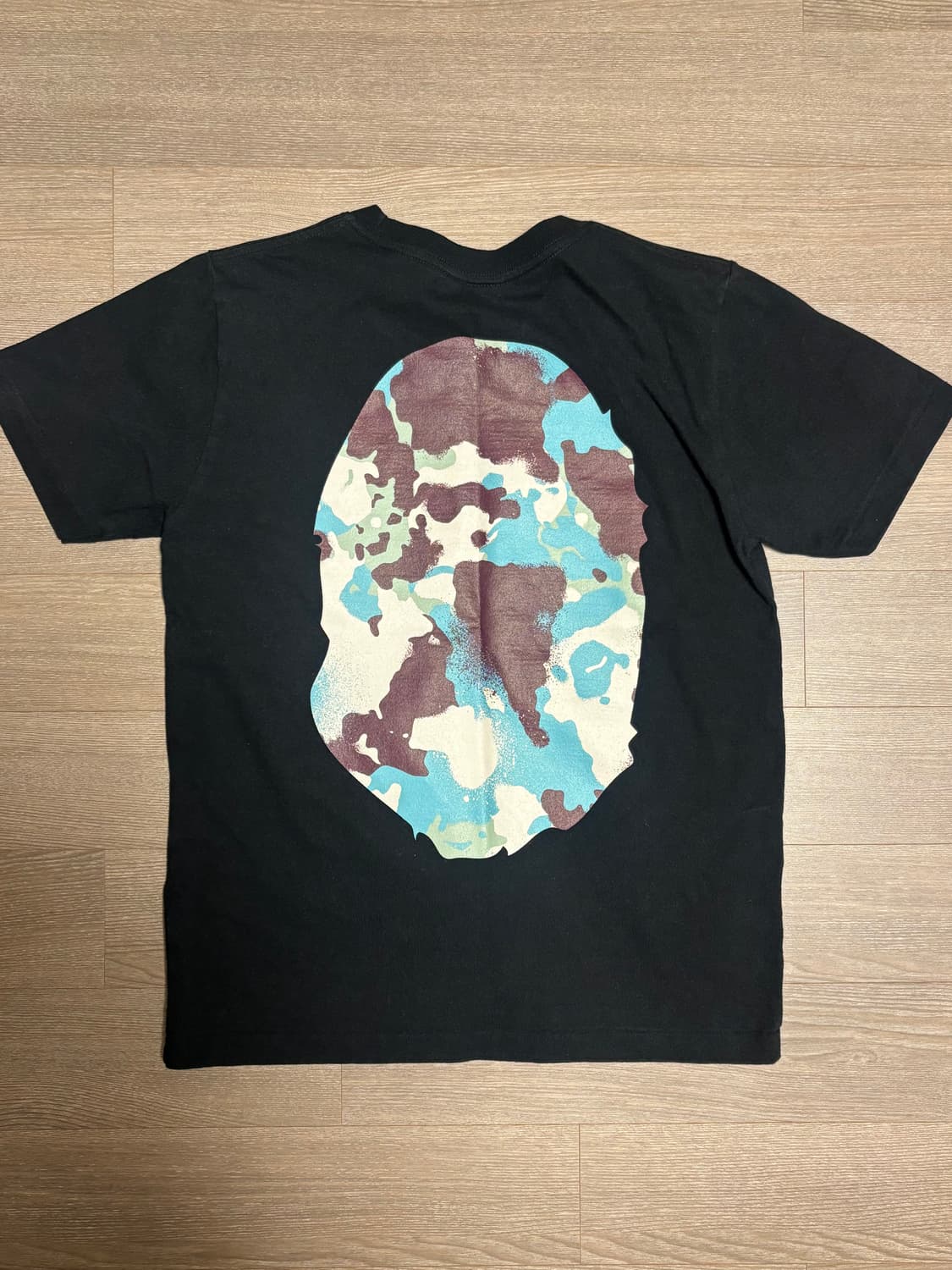 베이프 카모 빅 에이프 헤드 티 반팔 레이디스 전용 2xs 상품이미지2