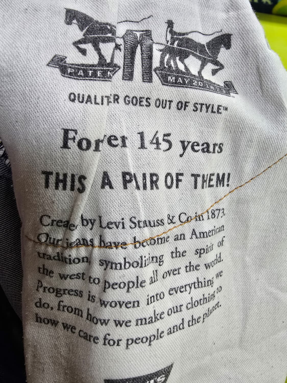 리바이스 502 데님 연청바지 (1277) 상품이미지5