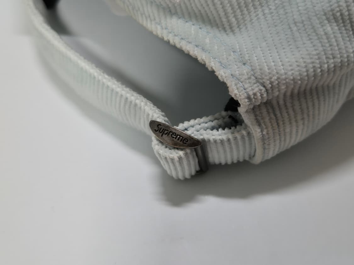 (os) 슈프림 코듀로이 S로고 캡 하늘색 6패널 모자 상품이미지3