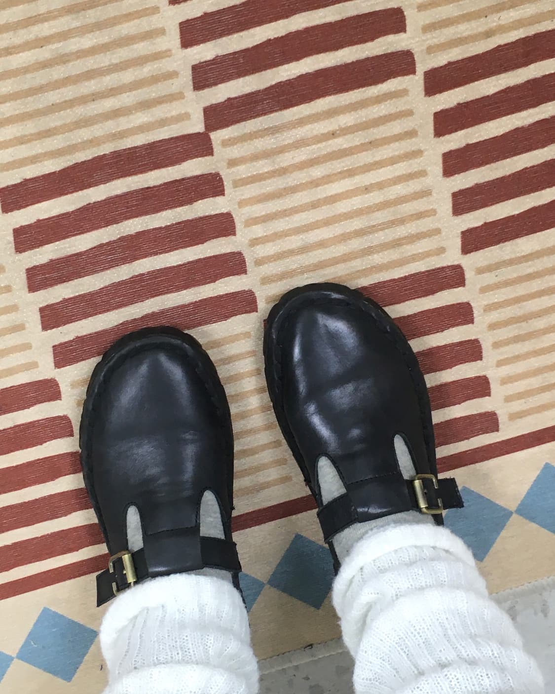 Black mary jane flet shoes 상품이미지1