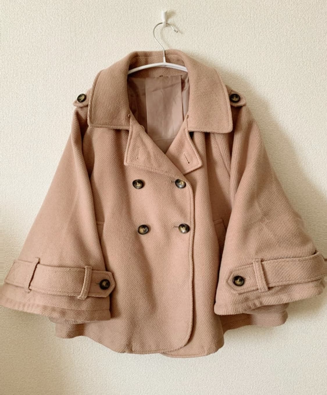 빈티지 망토코트 케이프 판초 달천 대장 캐캐체 핀터깔 히메로맨틱라떼갸루 상품이미지1