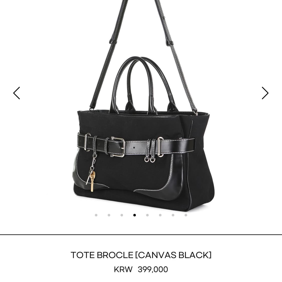 오소이 브로클 토트백 TOTE BROCLE [CANVAS BLACK] 상품이미지4