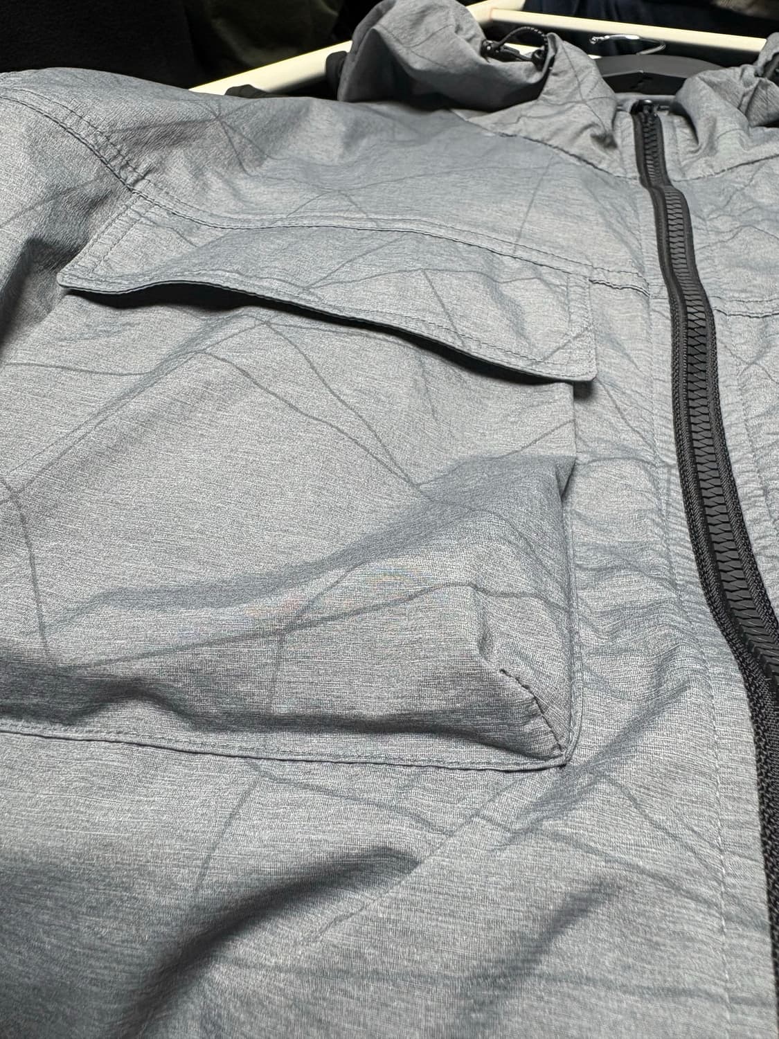 코오롱 스포츠 빛반사 바람막이 차콜 그레이 100사이즈 상품이미지10