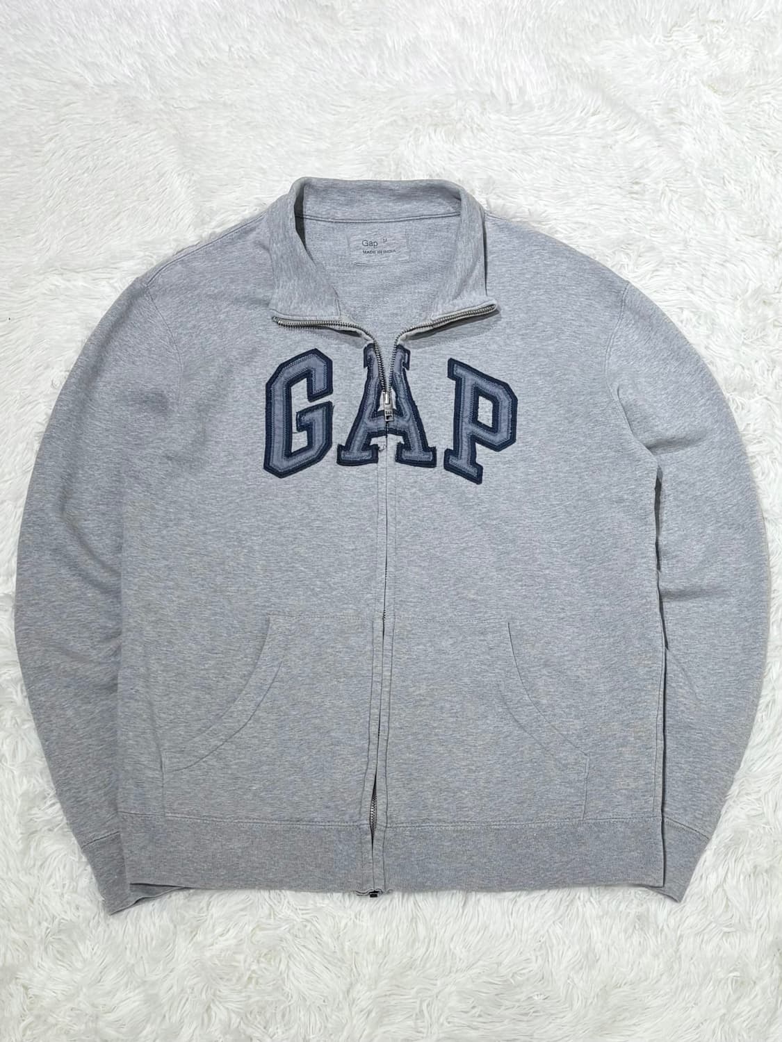 갭 그레이 빅로고 코튼 집업 상품이미지5