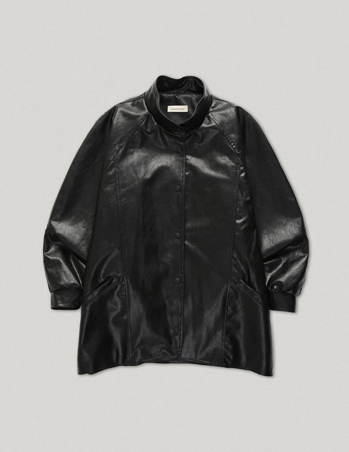 스무드무드 Black Des Prés Leather Jacket 상품이미지3