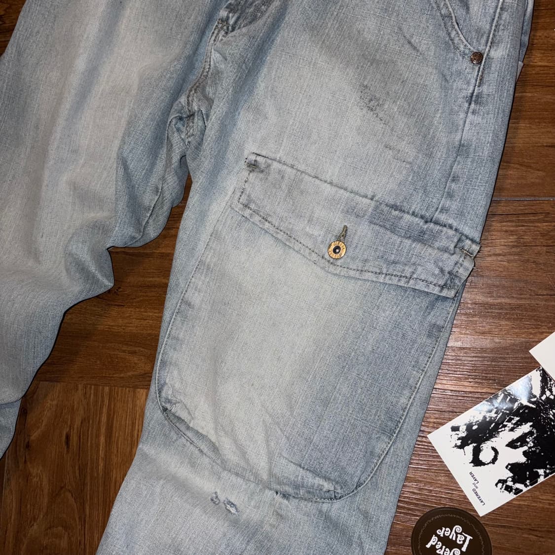 Diesel washed curve pocket denim pants 상품이미지4