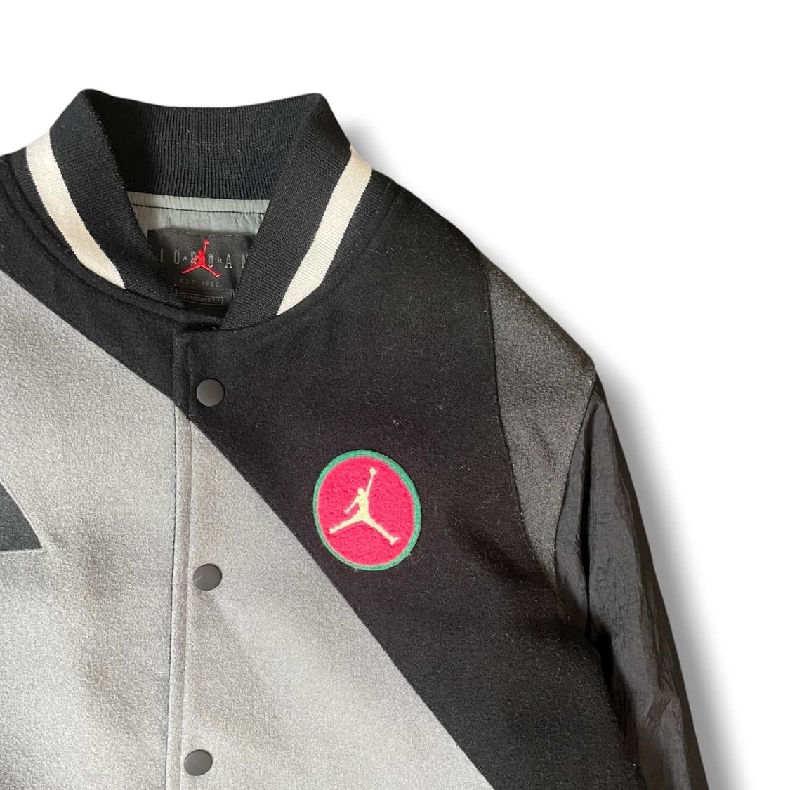 조던 자수 빅로고 DNA 울 바시티 자켓 M 상품이미지3