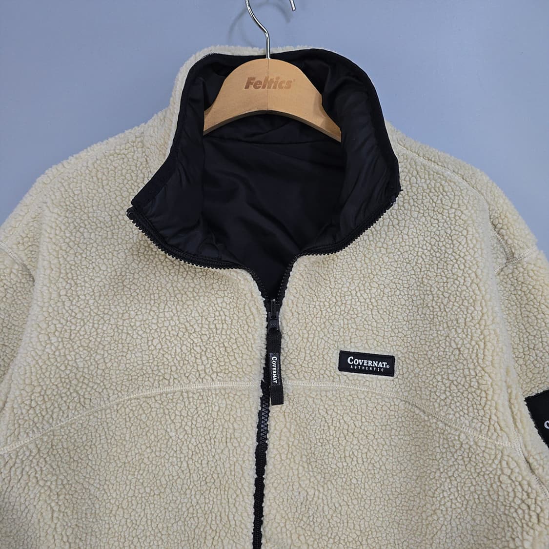 커버낫 리버서블 보아 플리스 자켓 M 상품이미지2