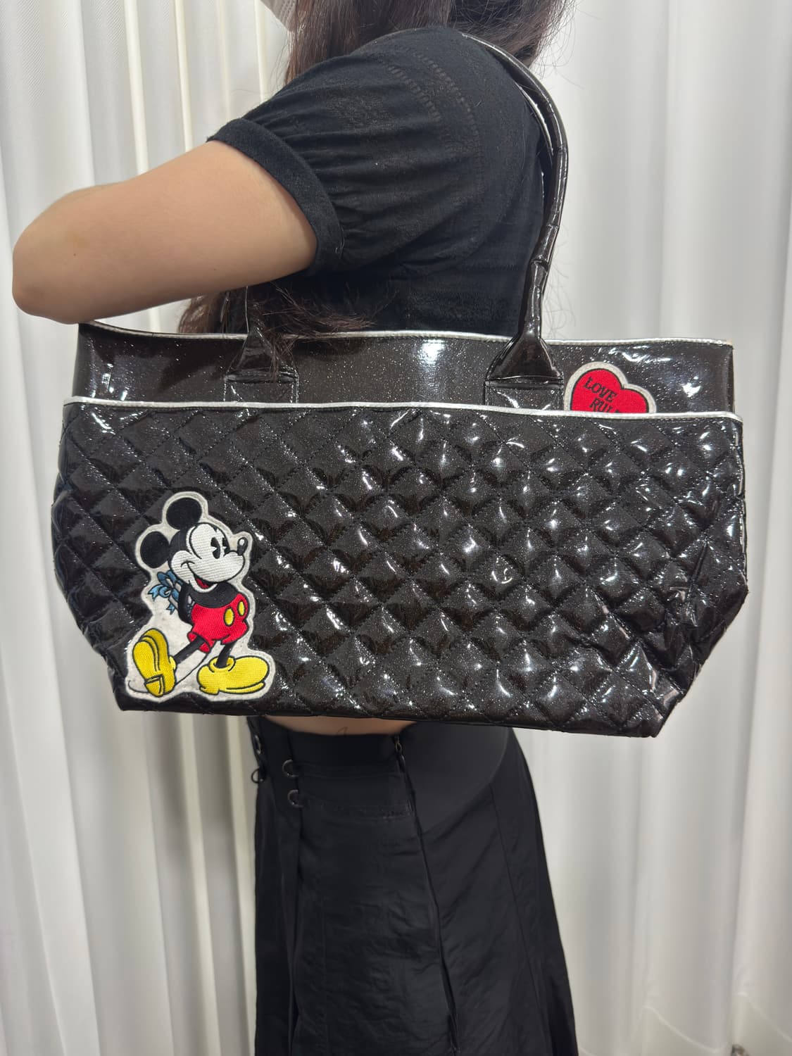 mickey mouse glosy shoulderbag 상품이미지5