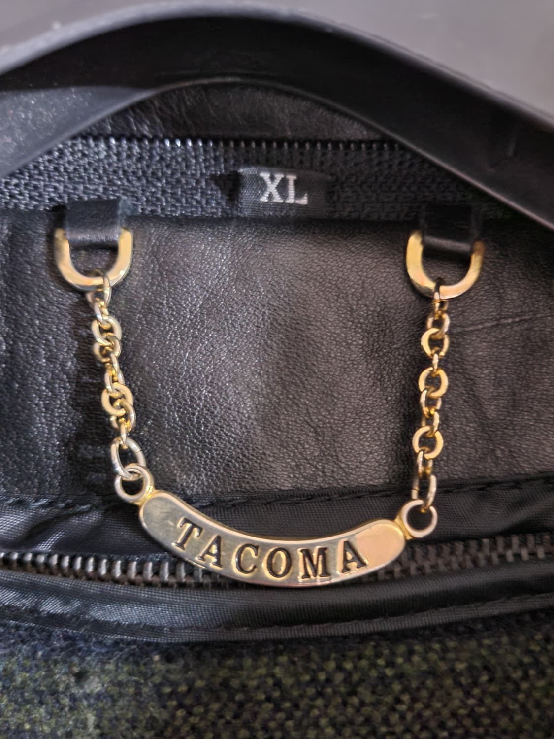 TACOMA 블랙 소가죽 자켓 XL 상품이미지6