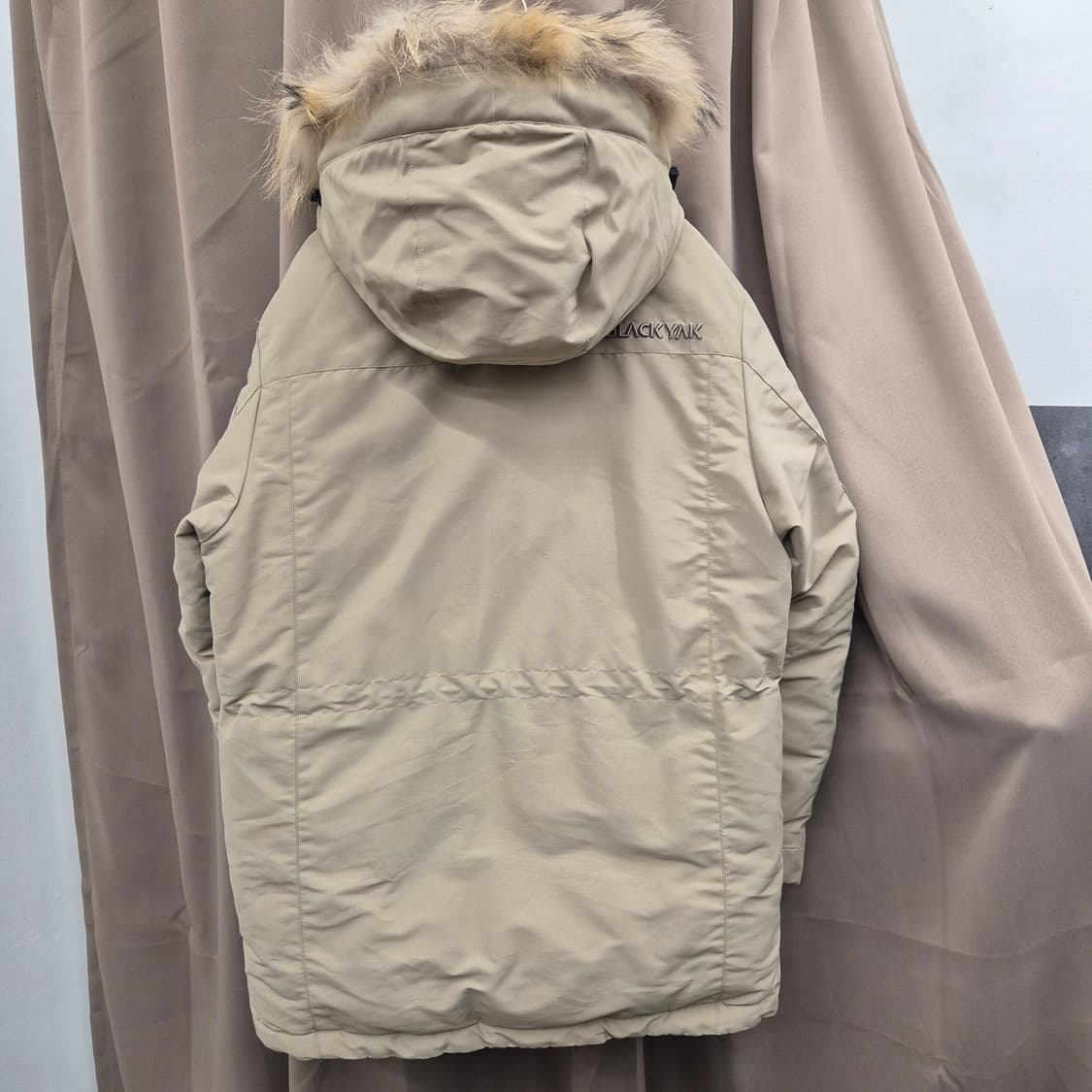 블랙야크 후드 패딩 점퍼 베이지 95 상품이미지3