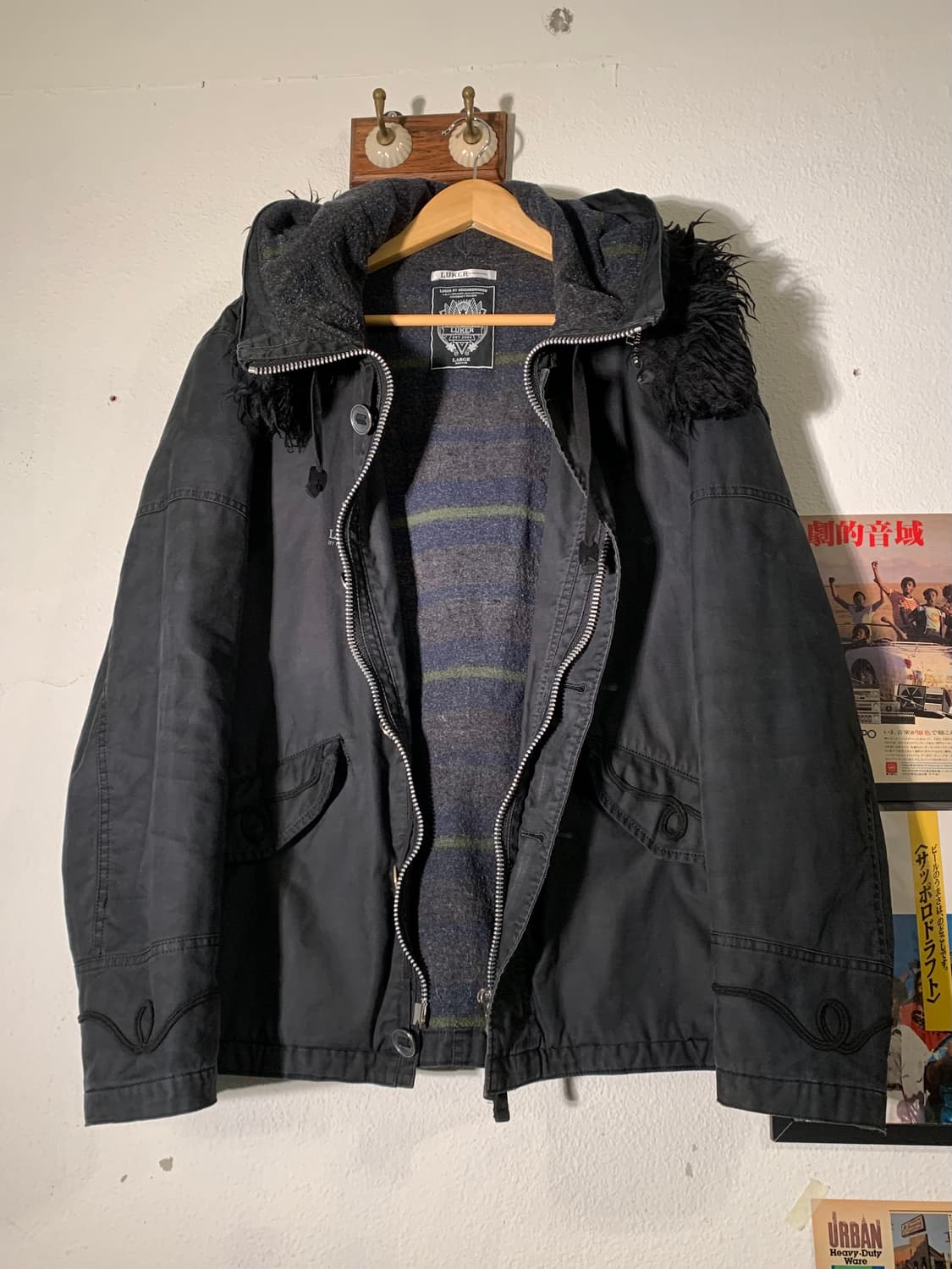 Luker by neiborhood 해골 패치 파카 상품이미지2