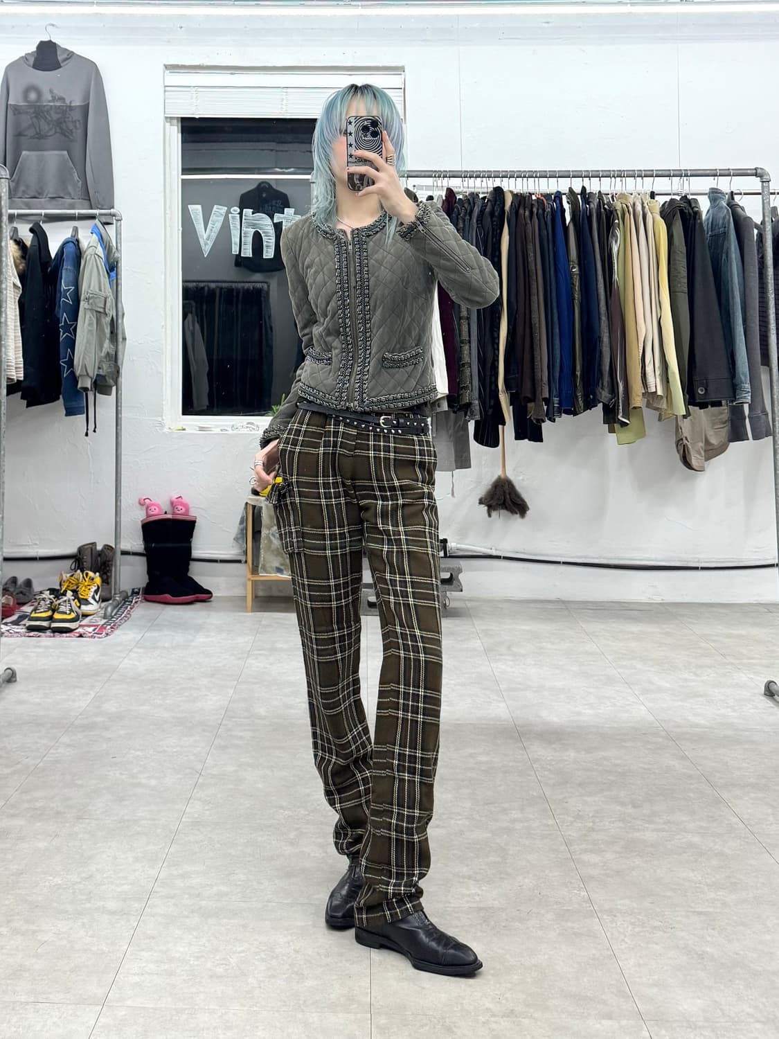 Haute Hippie 퀄팅 체인 자켓 상품이미지8