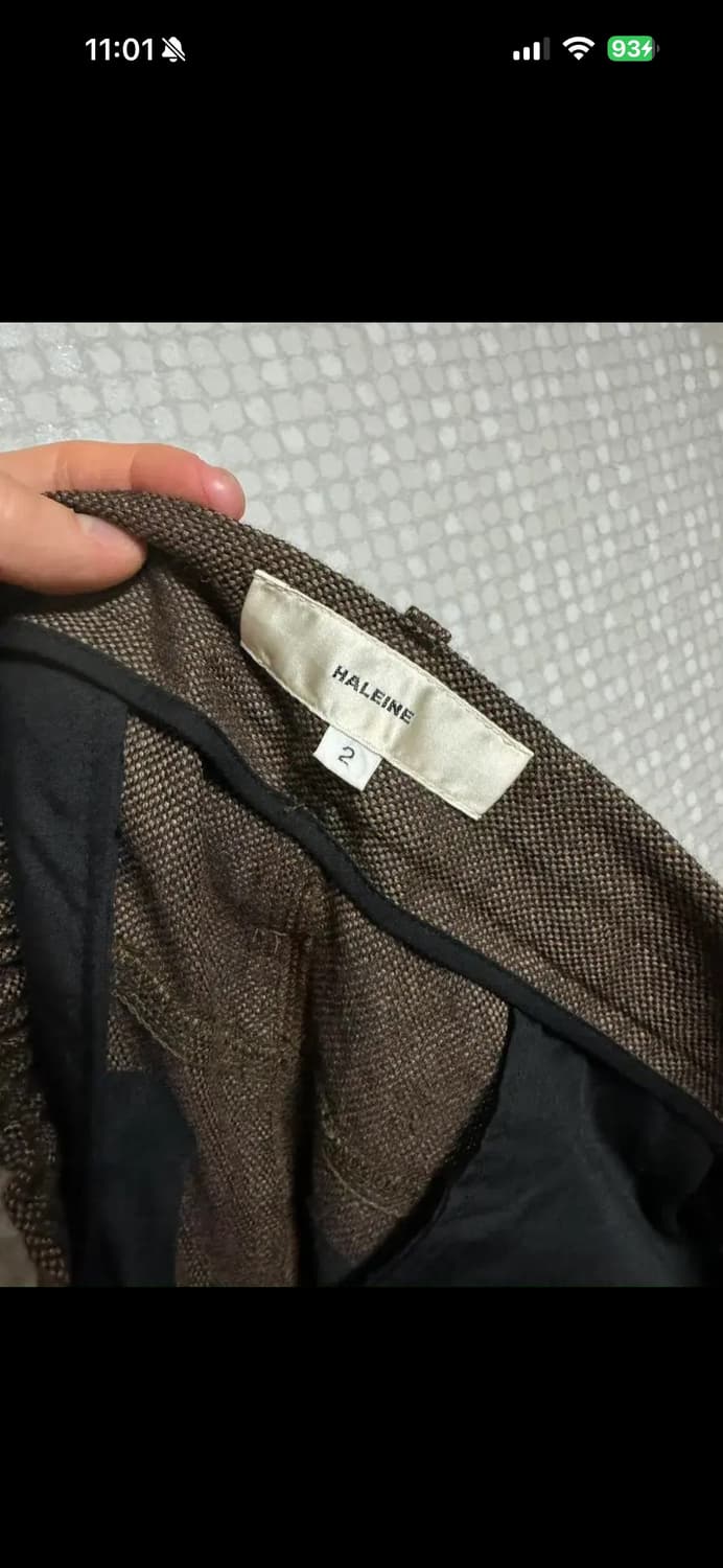 알렌느 브라운 슬랙스 2(3d 자켓, 블레이저 셋업 가능) 상품이미지3