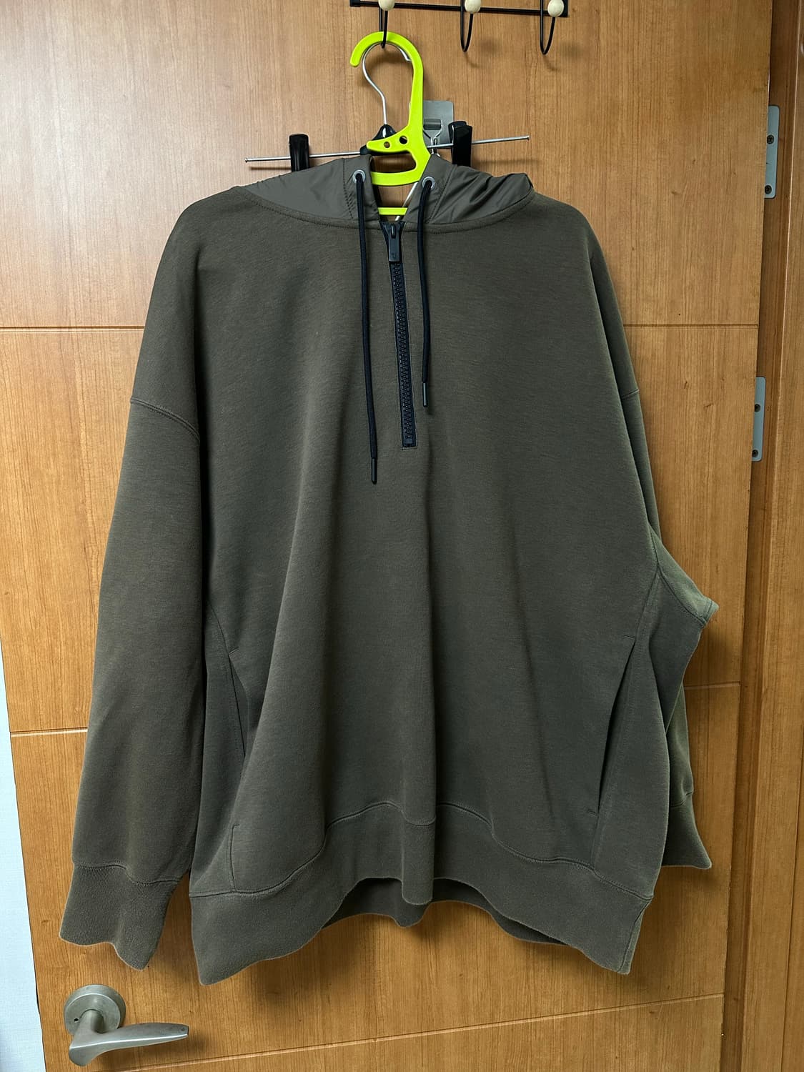 [상의3XL/하의L] 유니클로 +J 질샌더 하프집 후드 조거 바지 셋업 상품이미지1