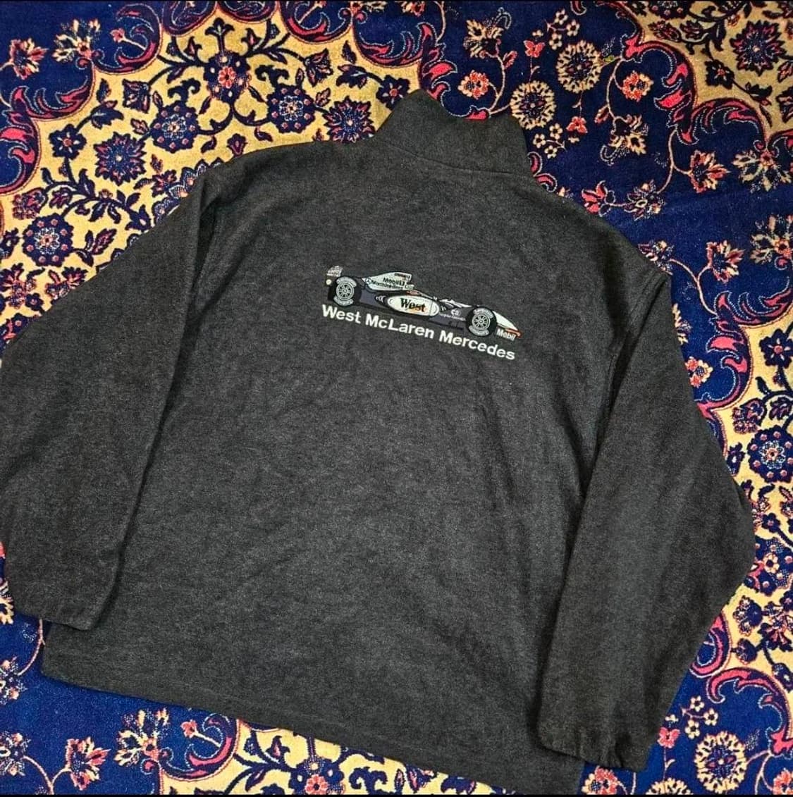 맥라렌 메르세데스 포뮬러 F1 빽로고 플리스 자켓  상품이미지2