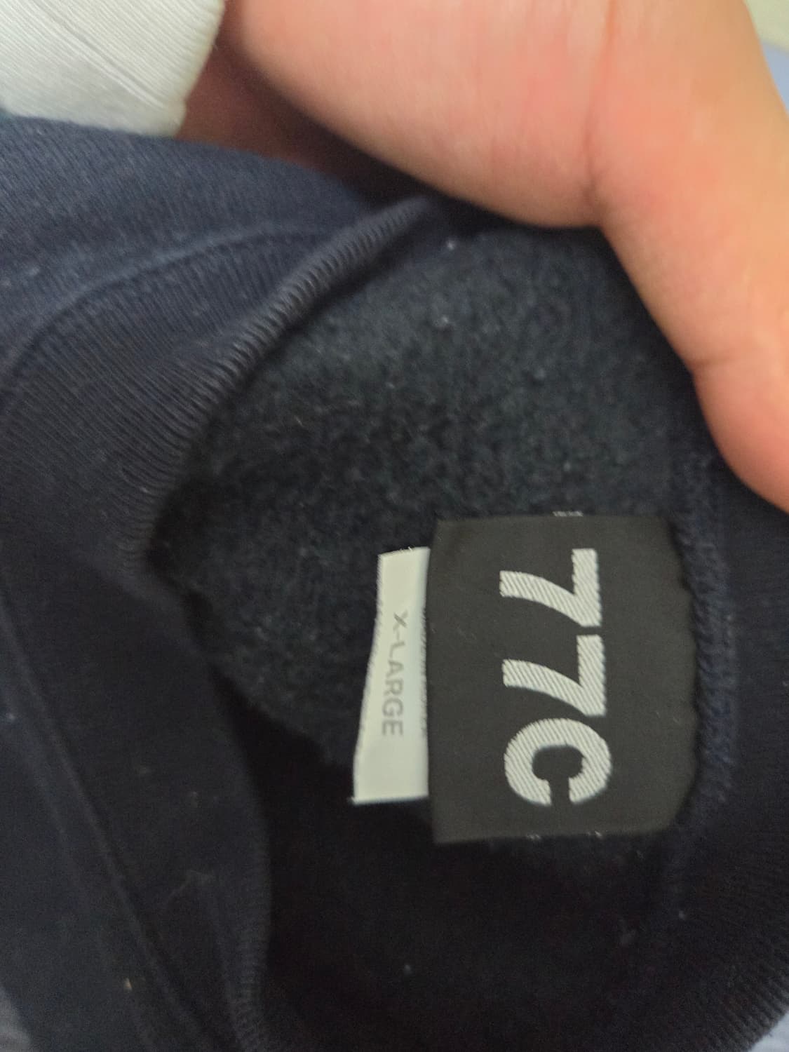 77c 맨투맨 네이비 상품이미지1