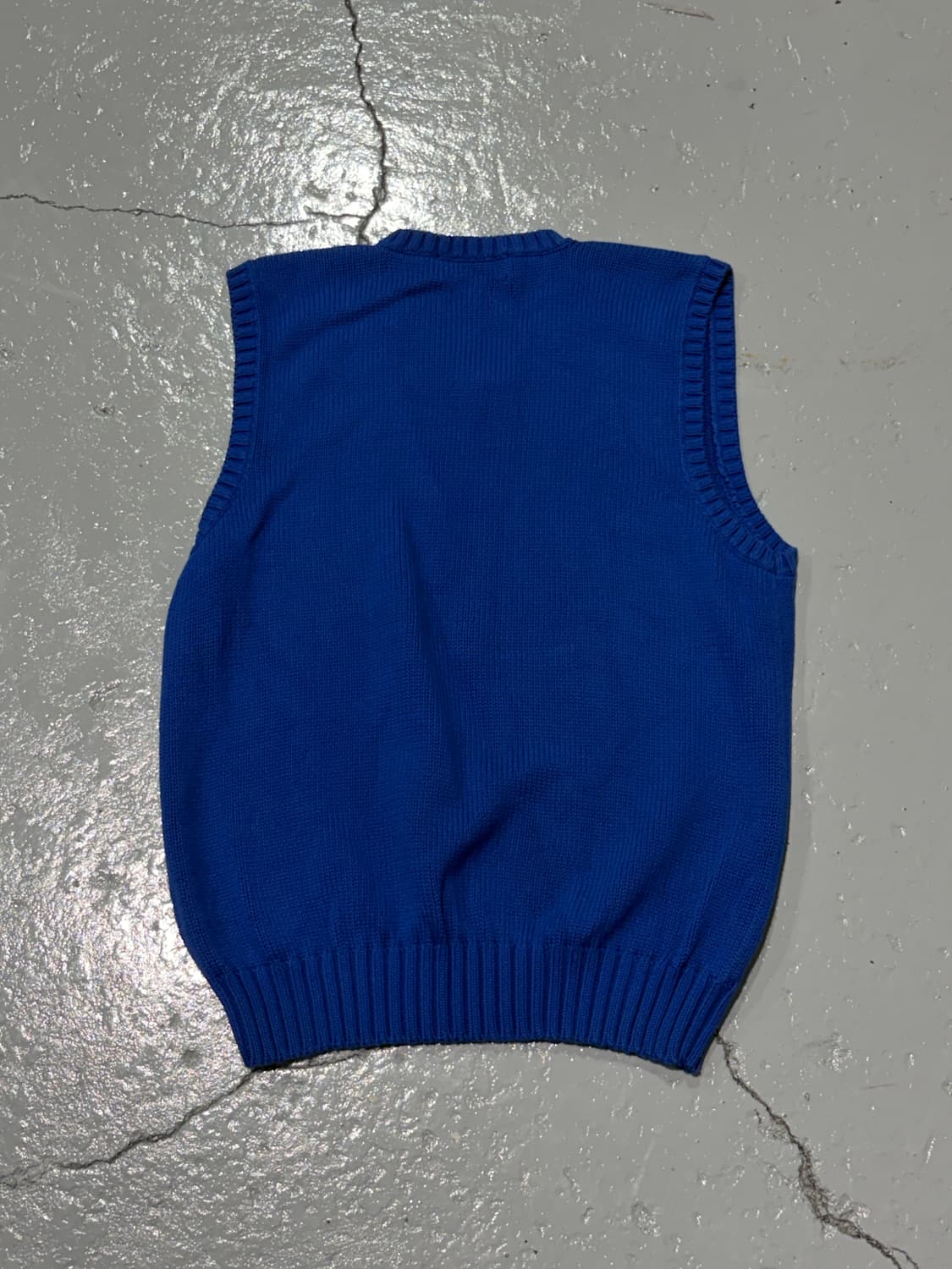 폴로 랄프로렌(Polo Ralph Lauren) 블루 니트 베스트 상품이미지5
