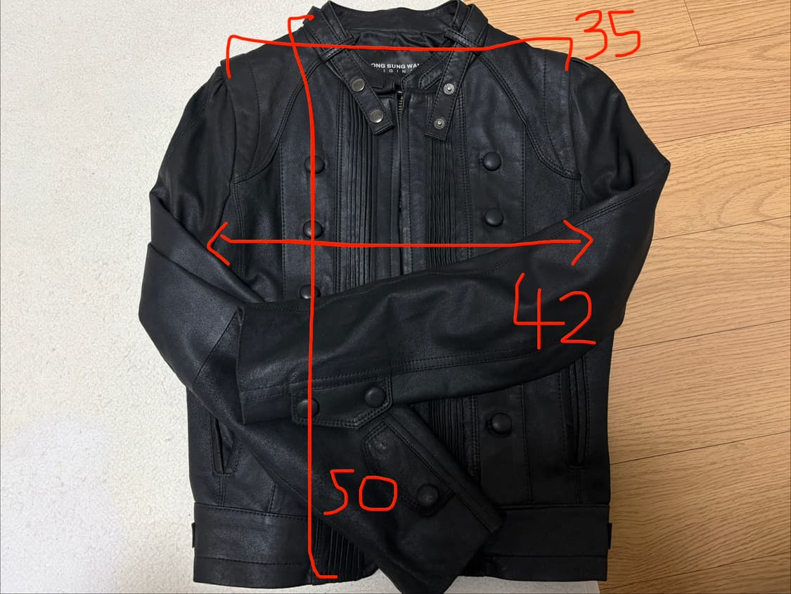 양가죽 나폴레옹 레더 자켓 상품이미지3