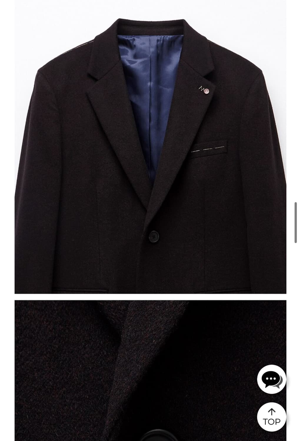 이태리 BRESCHI 캐시미어 100 코트 (95) 상품이미지3