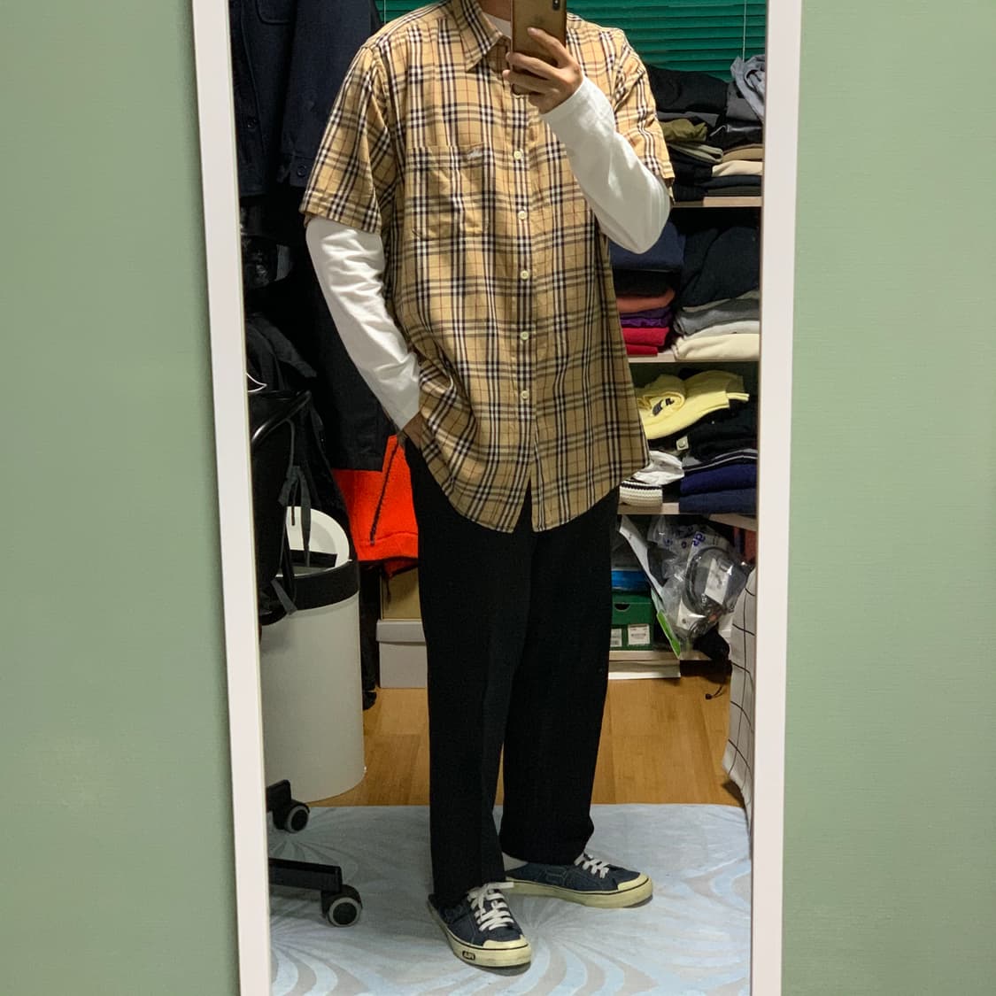 버버리 노바체크 반팔셔츠 상품이미지2