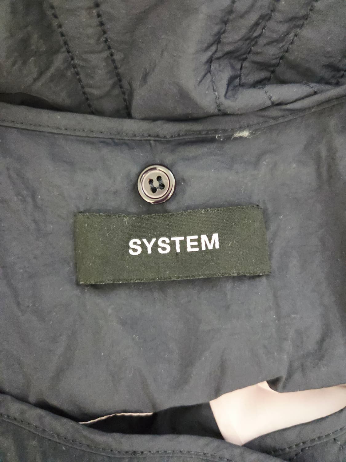 SYSTEM 시스템 노카라 퀼팅 패딩 자켓 상품이미지6