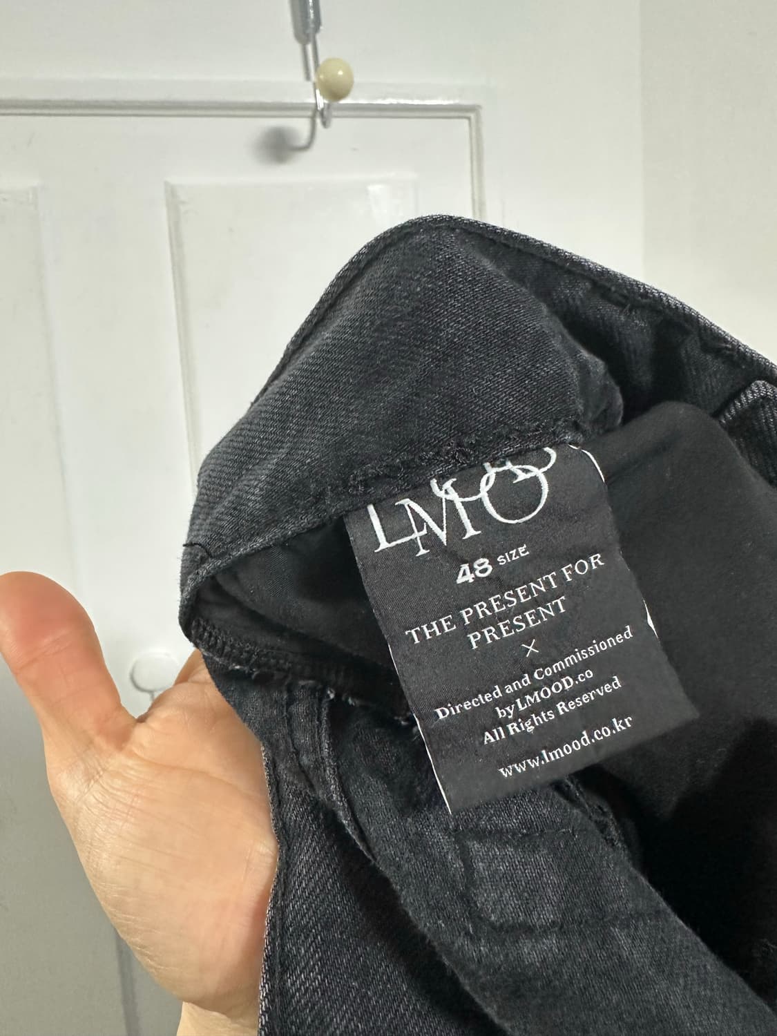 엘무드 슬래시 플레어 데님 팬츠 상품이미지4