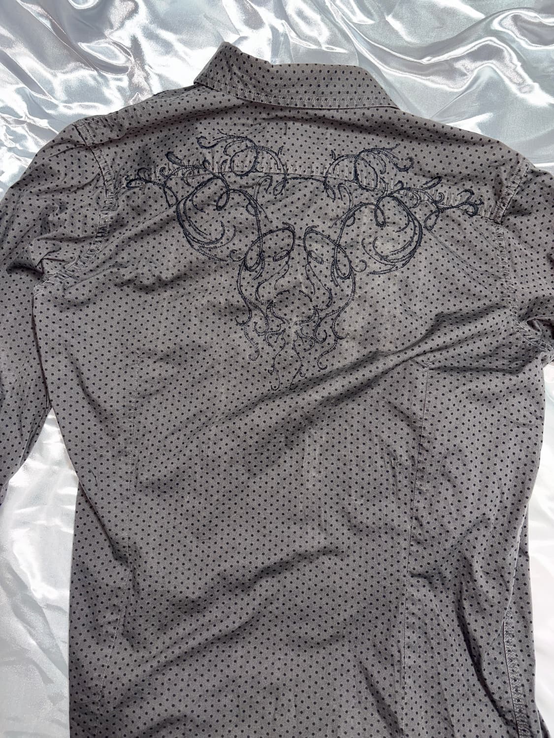 [정품]디젤 도트 패턴 자수 셔츠 상품이미지3