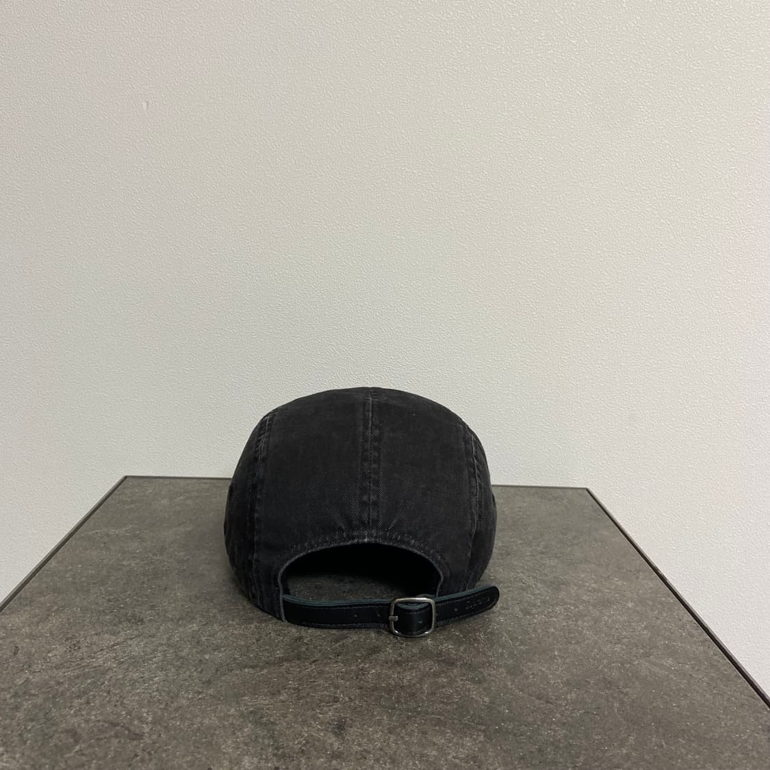 (OS) 슈프림 박스로고 캠프캡 모자 워시드 블랙 상품이미지4