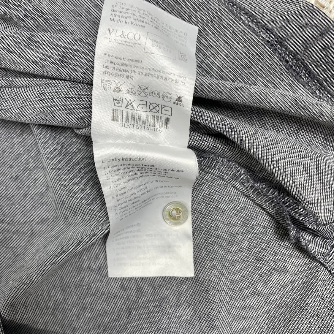 루이까스텔 골프 반팔 카라티 105 그레이 상품이미지5