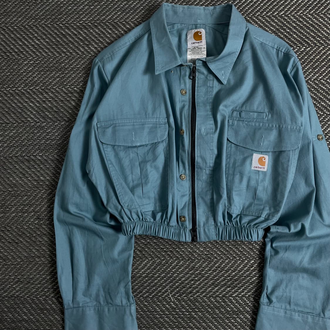 칼하트 크롭 리메이크 투웨이 셔츠 자켓o 3003 상품이미지3