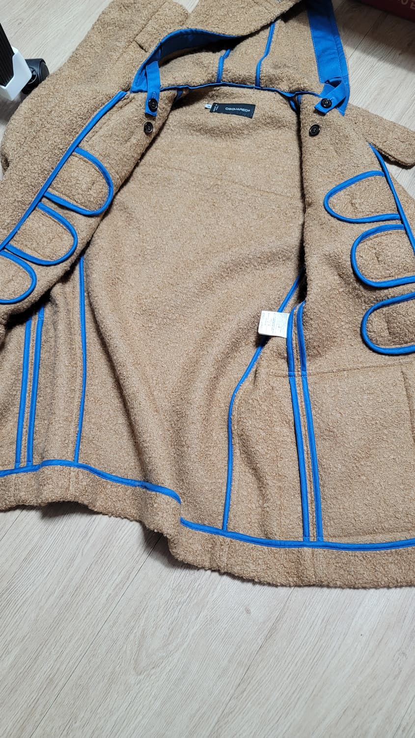 Dsquared2 더플 코트 브라운 떡볶이 eu48 상품이미지8