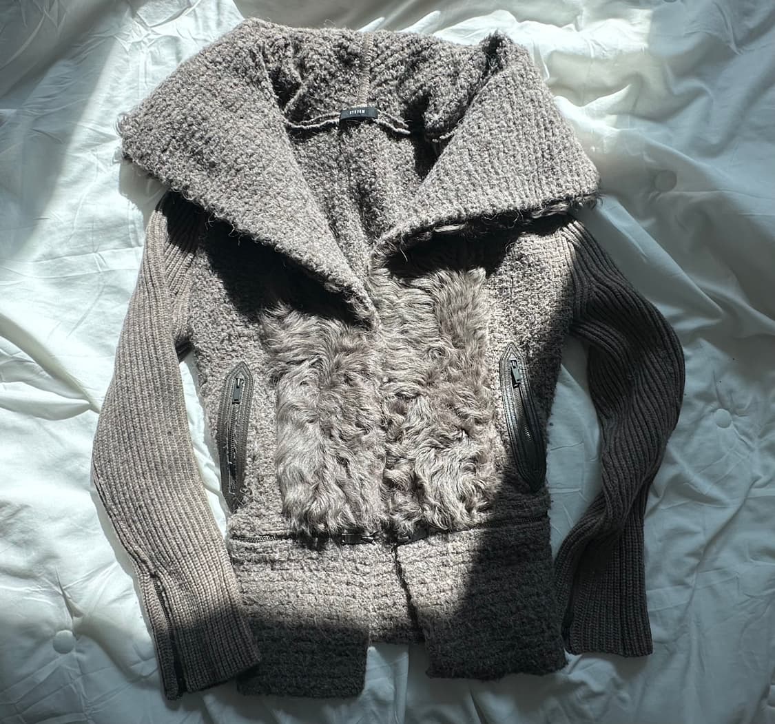 SYSTEM 양모 가디건 갸루 y2k  상품이미지2