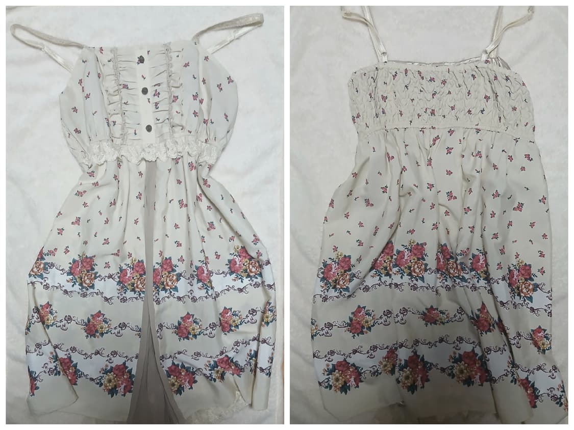 Axes femme 엑시즈팜 빈티지 모리걸 갸루 나시 원피스 판매 상품이미지1