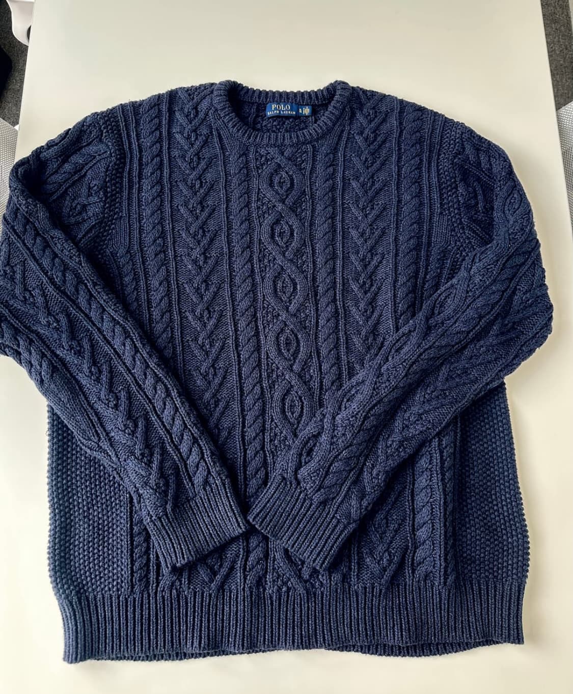 폴로 캐시미어 아란 니트XL 상품이미지2