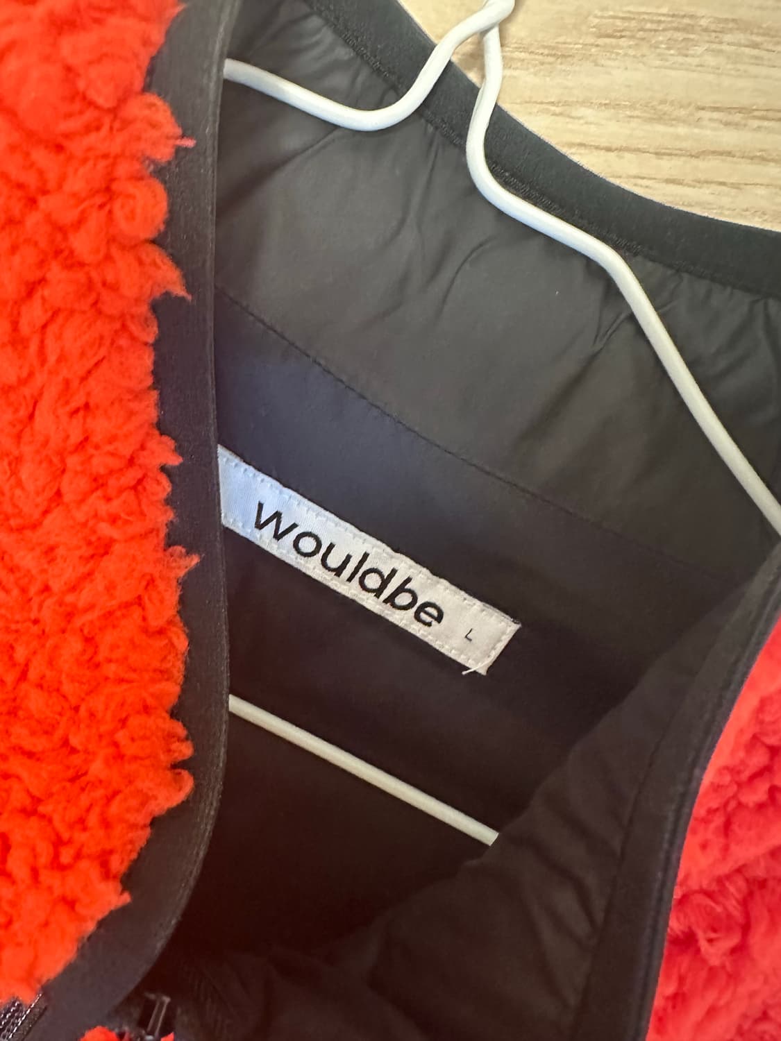 우드비 쉐르파 베스트 오렌지 L 사이즈 상품이미지2