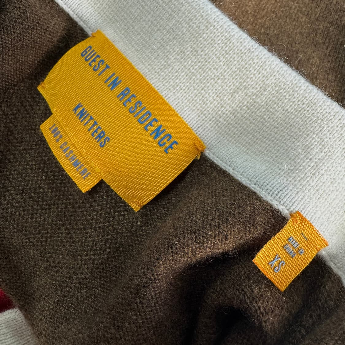 Guest In Residence 25SS 캐시미어 럭비 폴로 셔츠 상품이미지4