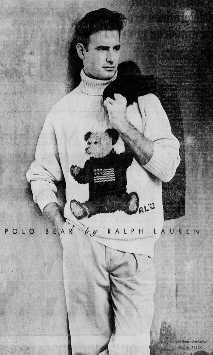 90s 터틀넥 폴로베어 니트 스웨터 polo bear 랄프로렌 곰돌이 상품이미지9