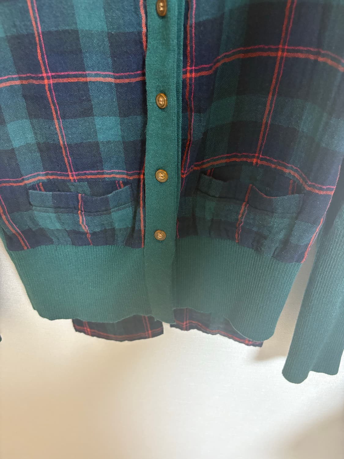 비비안웨스트우드 레드라벨 체크 가디건 상품이미지4